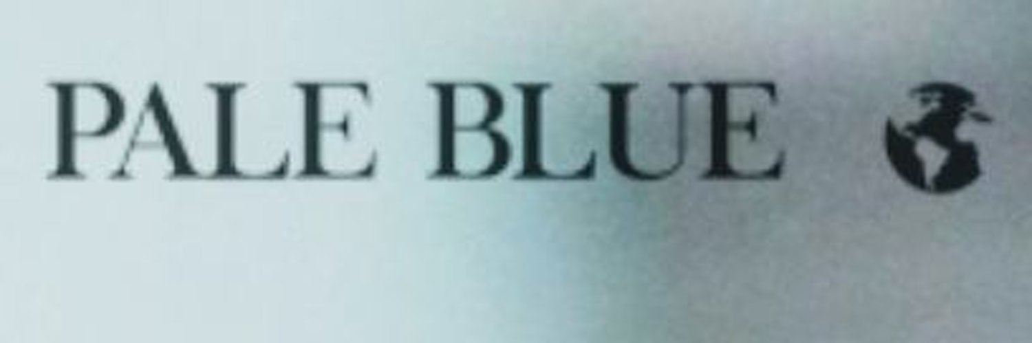 pale blue • banner