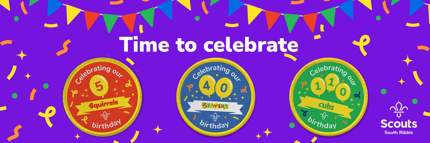 South Ribble District Scouts banner