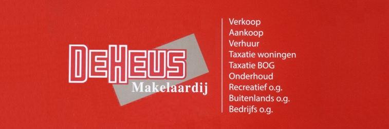 De Heus Makelaardij banner