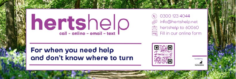 HertsHelp banner