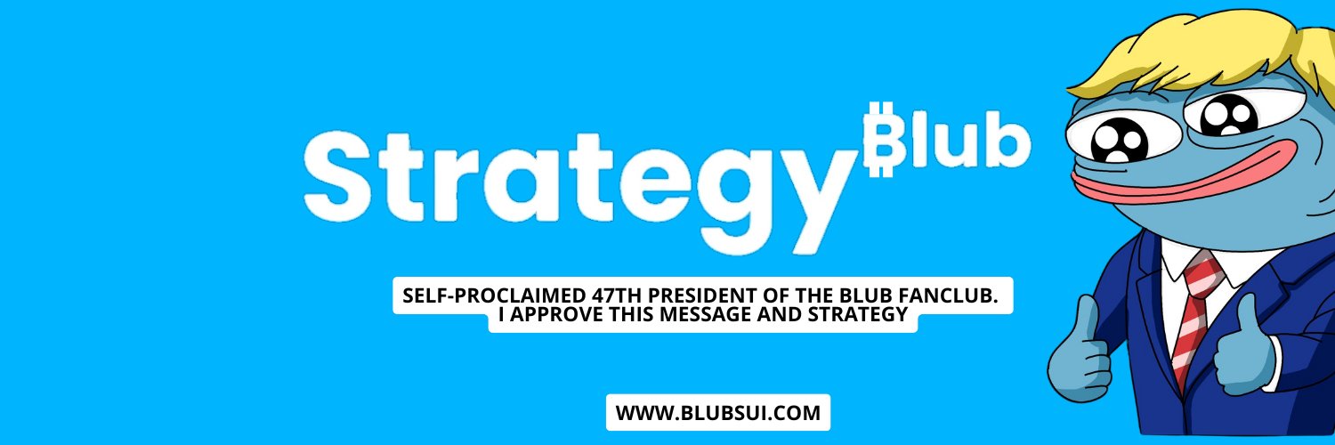 President Blub banner