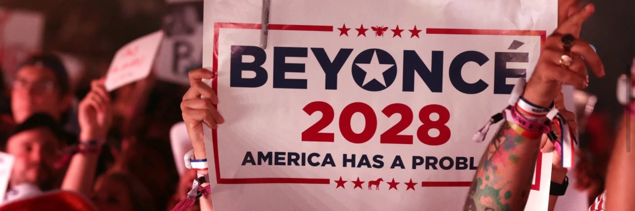 Beyoncé’s Campaign Manager's banner
