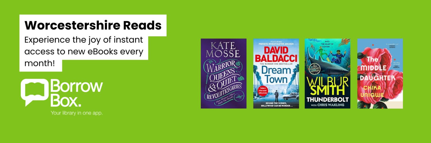 Worcestershire Libraries banner