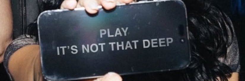 Its not that deep banner