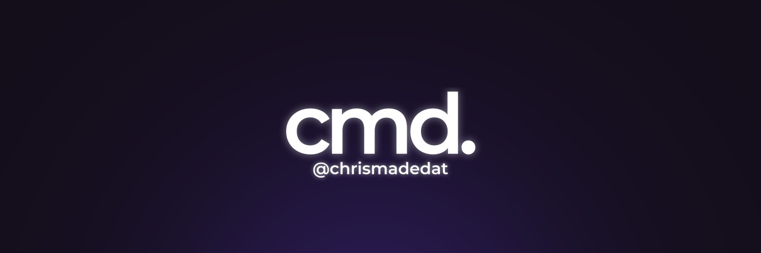 cmd. (@chrismadedat) / Posts / X