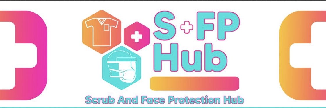 Scrub + Face Protection Hub banner
