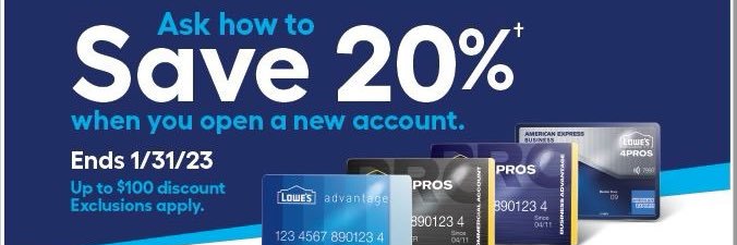 Lowe’s SASM banner
