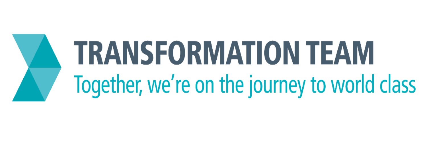 UHS Transformation Team banner