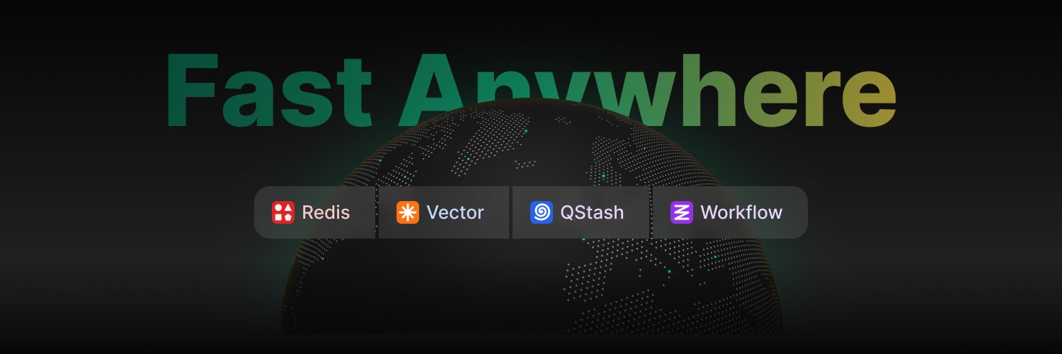 Upstash's banner