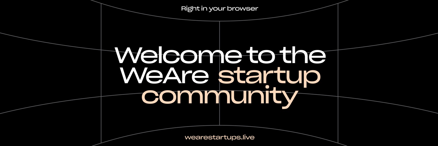 WeAre_Startups's profile banner image