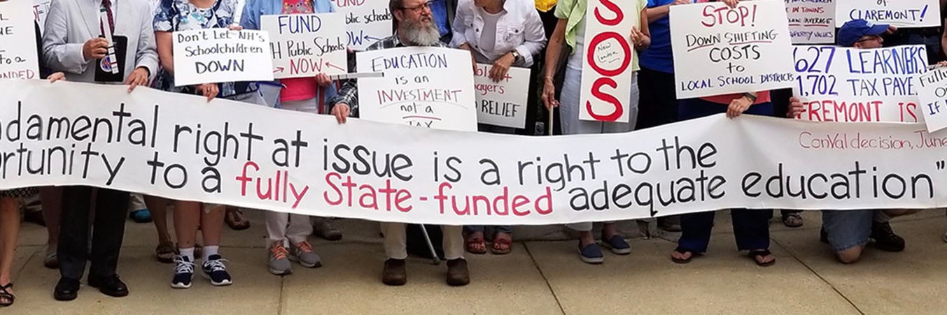NH School Funding Fairness Project's banner