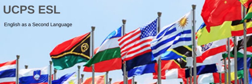 UCPS ESL banner