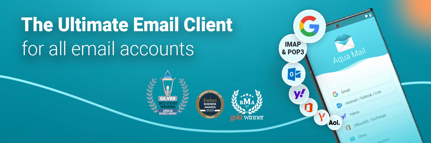Aqua Mail banner