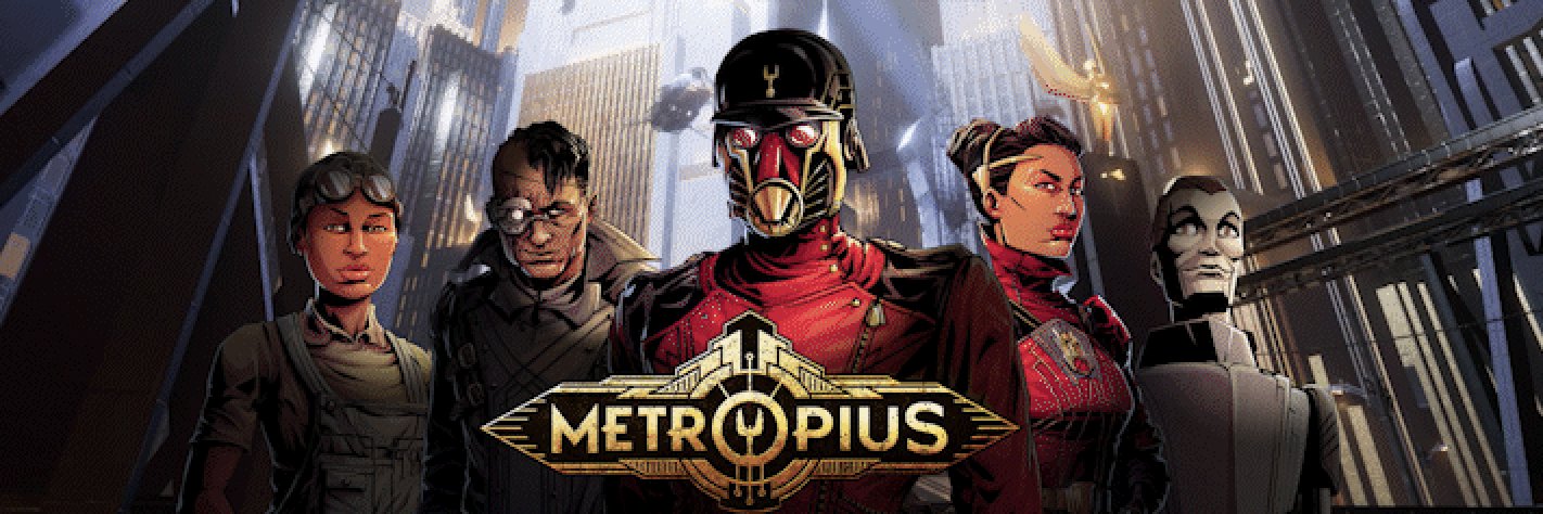 Metropius: A Retro-Futuristic Sci-Fi World banner