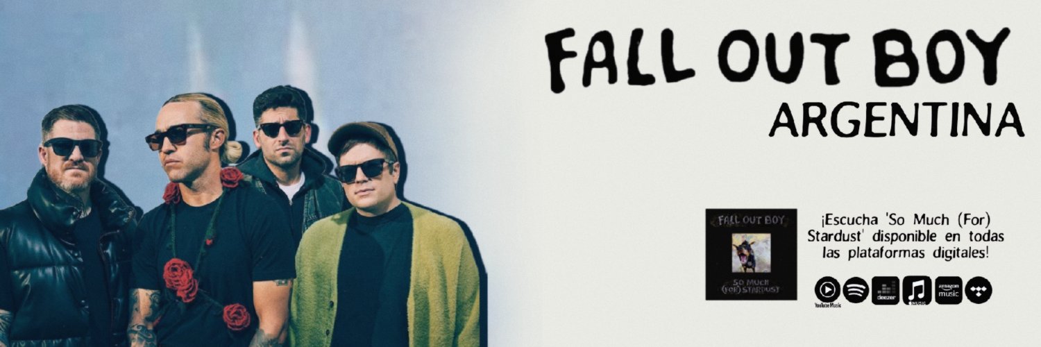 Fall Out Boy Argentina banner
