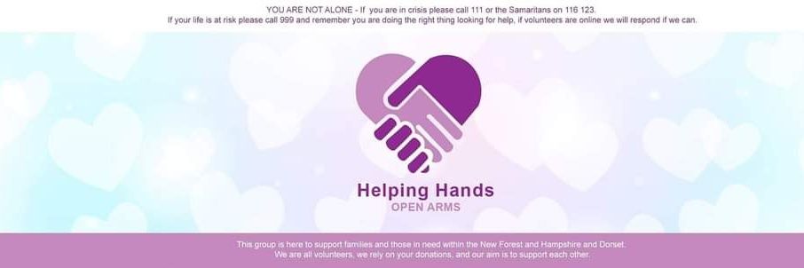 Helping Hands Open Arms New Forest And Surrounding banner