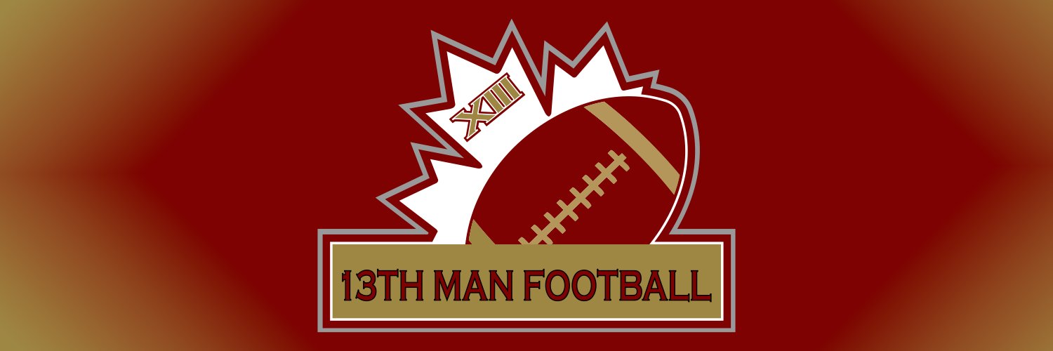 13th Man Football banner