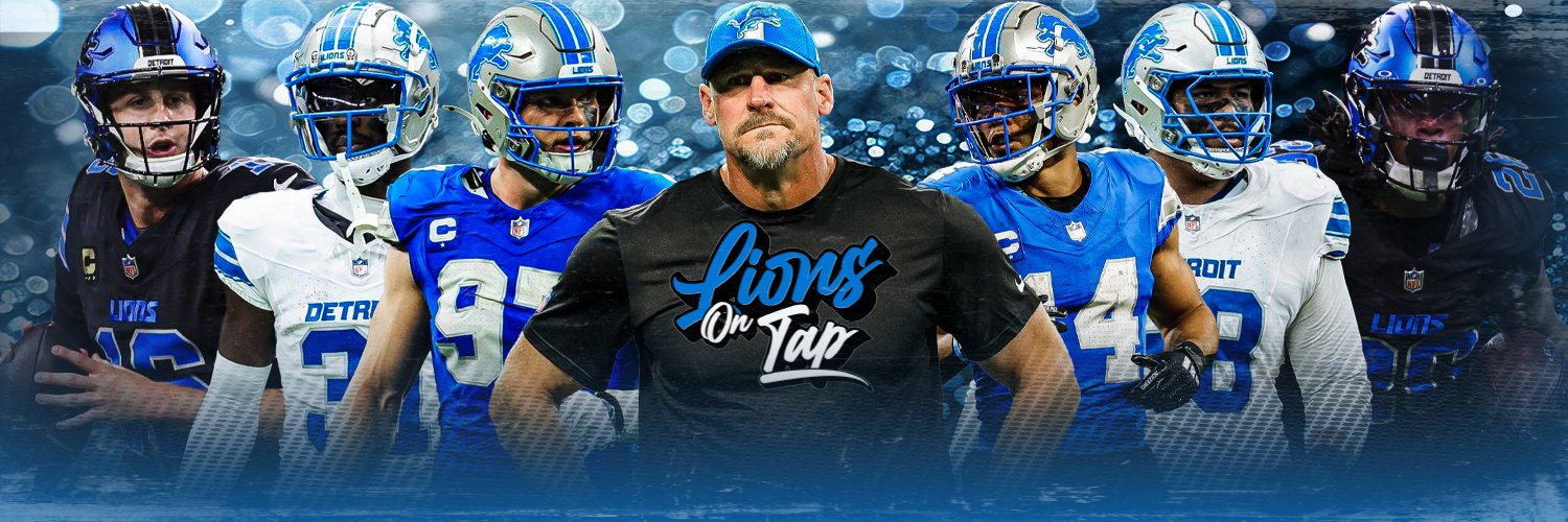 Detroit Lions on Tap's banner