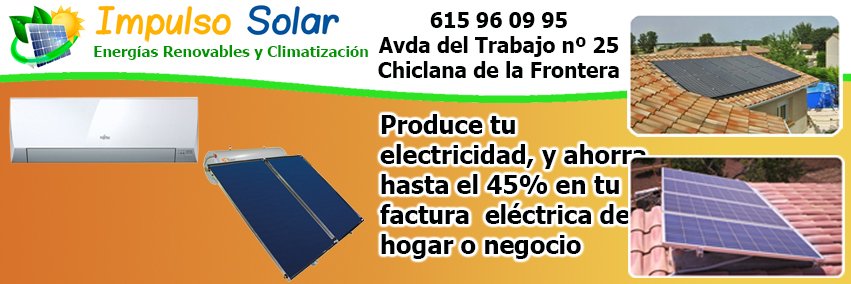Impulso Solar: Autoconsumo-climatizacion Chiclana banner