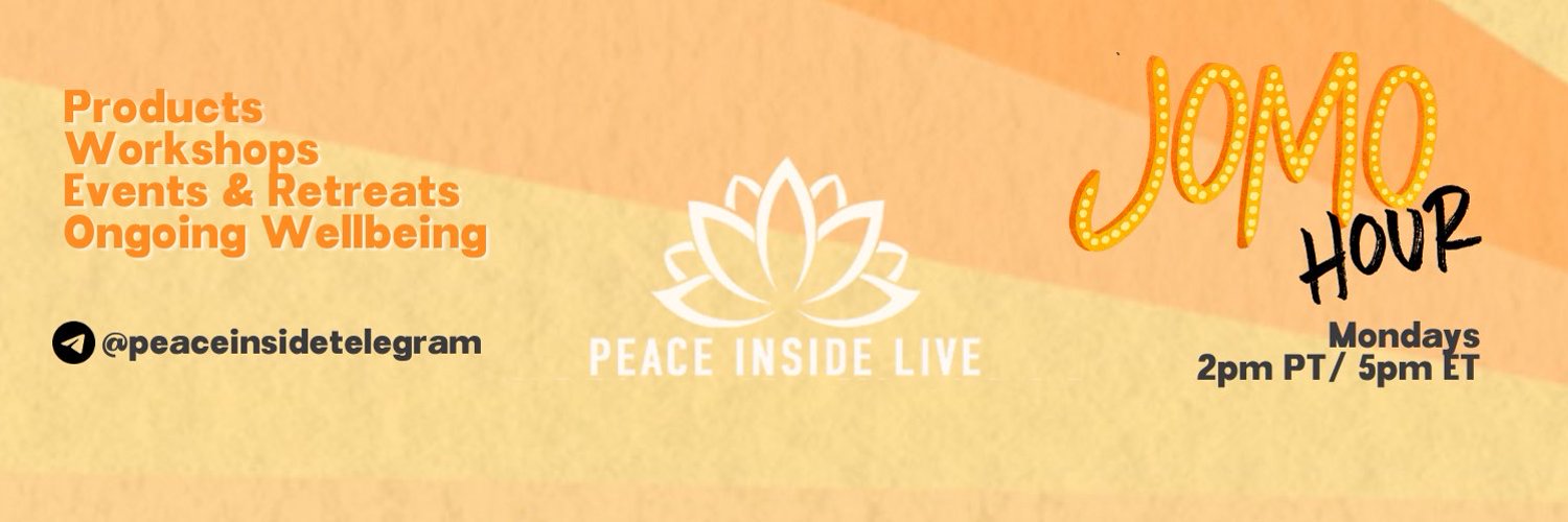 PeaceInsideLive #JomoEffect Profile Banner