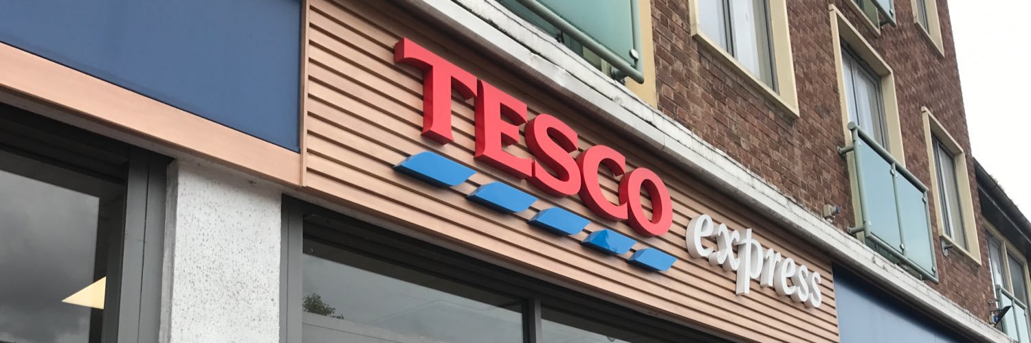 Tesco Express Flint banner