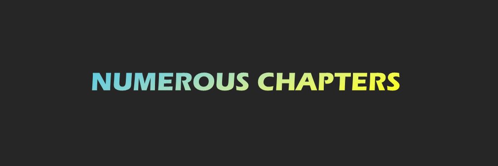 NUMEROUS CHAPTERS banner