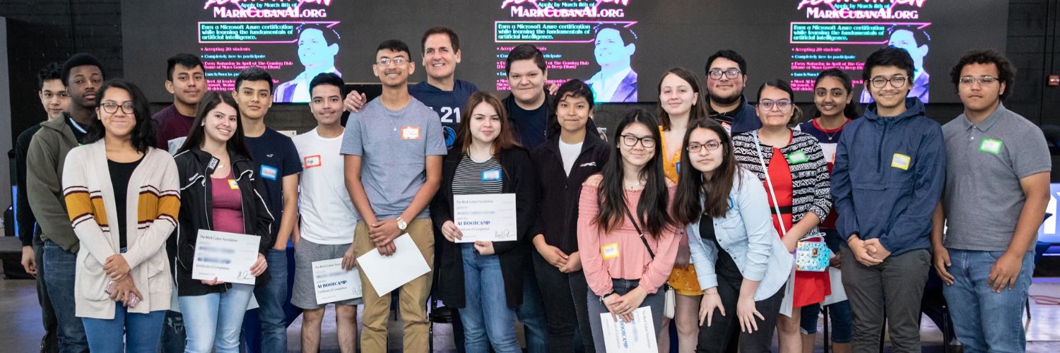 Mark Cuban Foundation AI Bootcamps banner