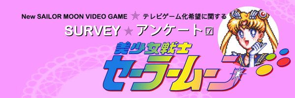 Sailor Moon Video Game Survey ★ セーラームーンゲームアンケート Profile Banner