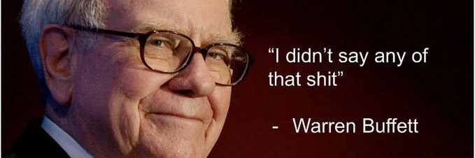 Warren Buffett the Second banner