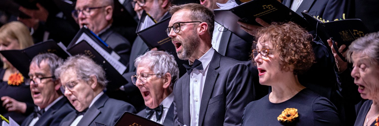 Bradford Festival Choral Society's banner
