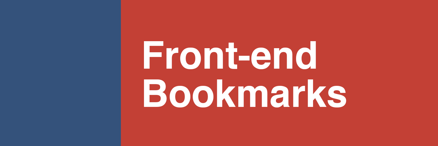 Front-end Bookmarks banner