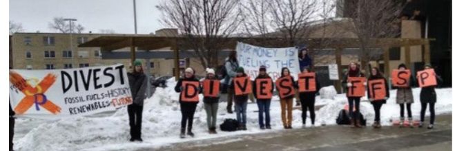 UW Divestment Coalition banner