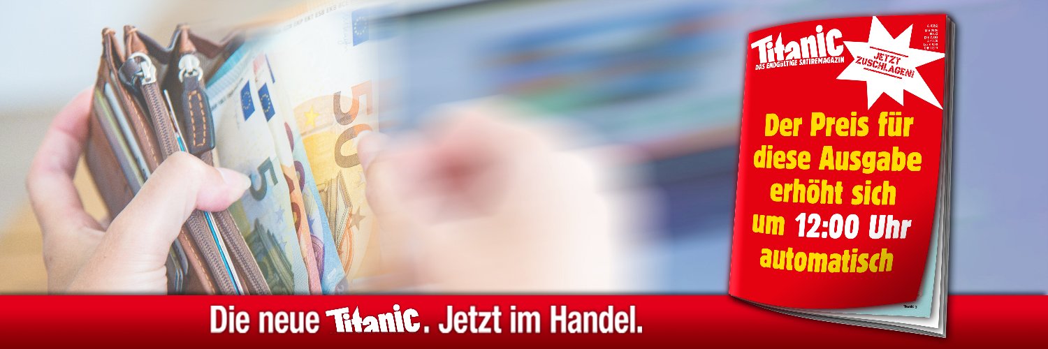 Twitter banner for @titanic