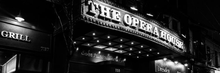 THE OPERA HOUSE banner