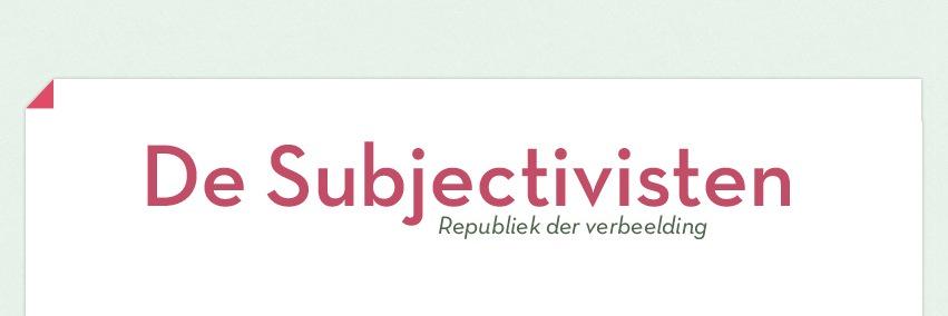De Subjectivisten banner