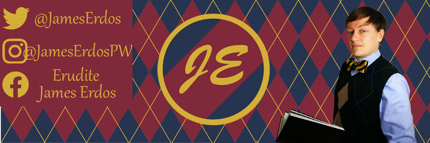 'Erudite' James Erdos banner