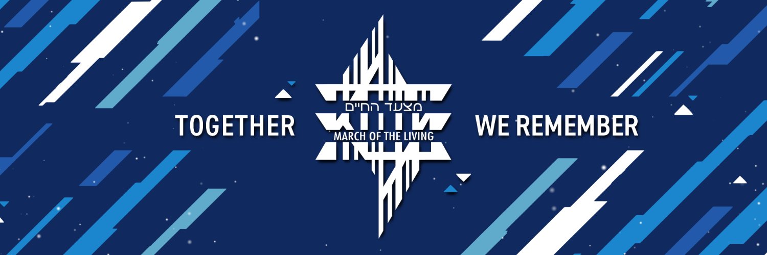 March of the Living 🎗️ banner