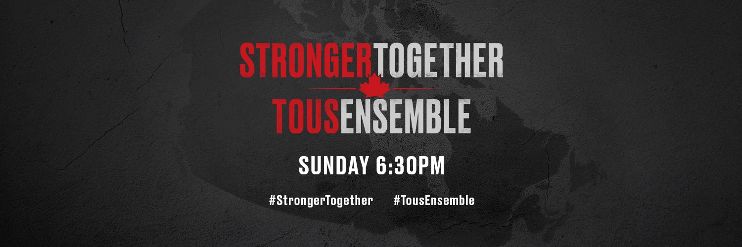 #StrongerTogether, #TousEnsemble Profile Banner