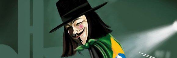 Anonymous Brazil's banner