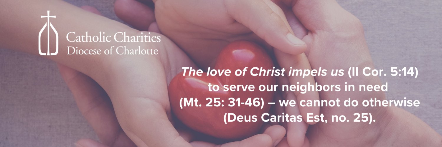 Catholic Charities Diocese of Charlotte banner