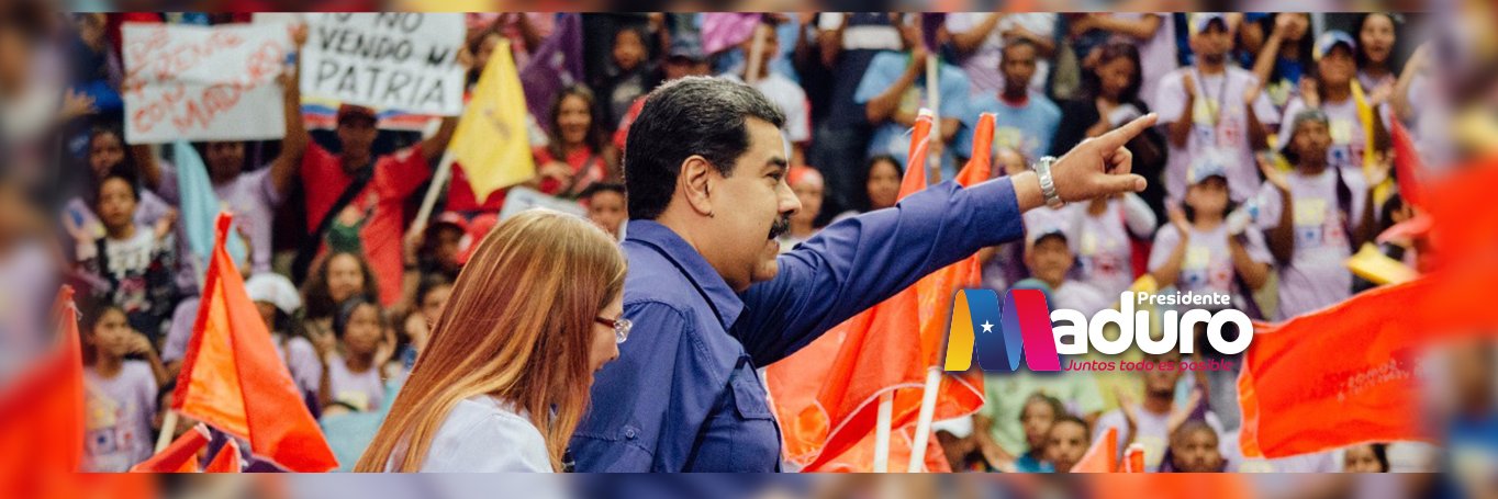 Nicolás Maduro banner