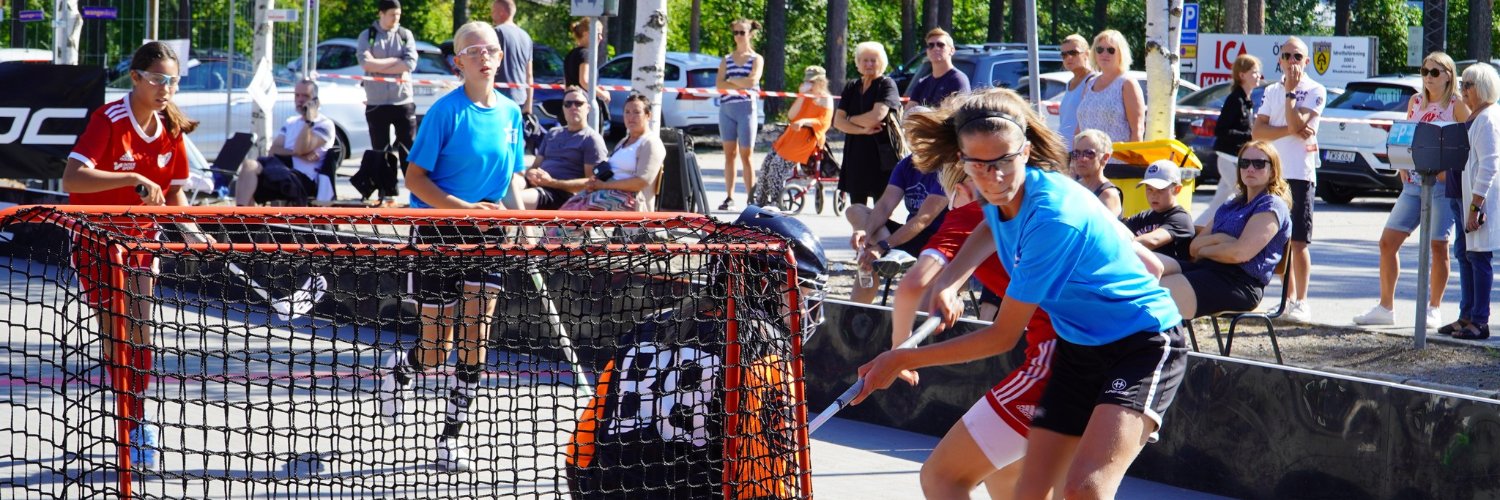 Umeå Outdoor Floorball banner