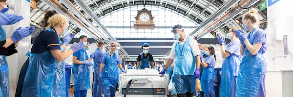 NHS Nightingale Hospital North West banner