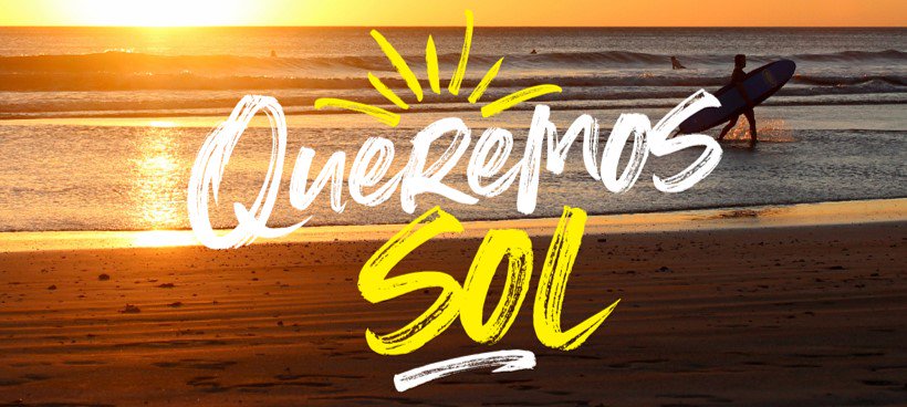Queremos Sol banner