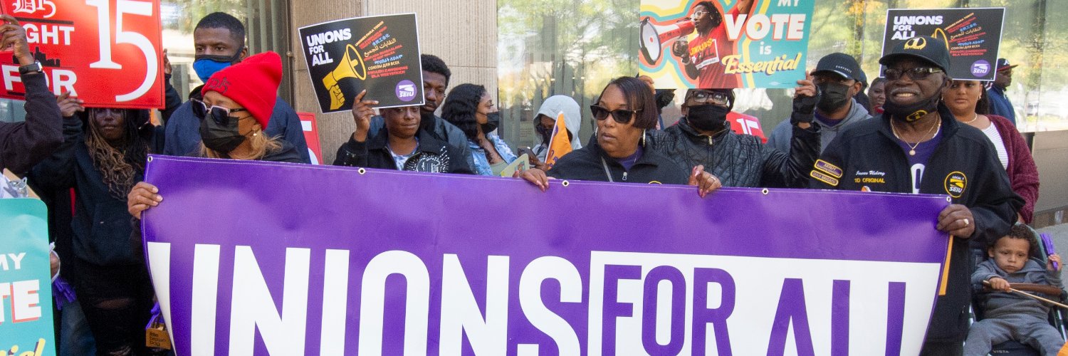 SEIU Michigan's banner