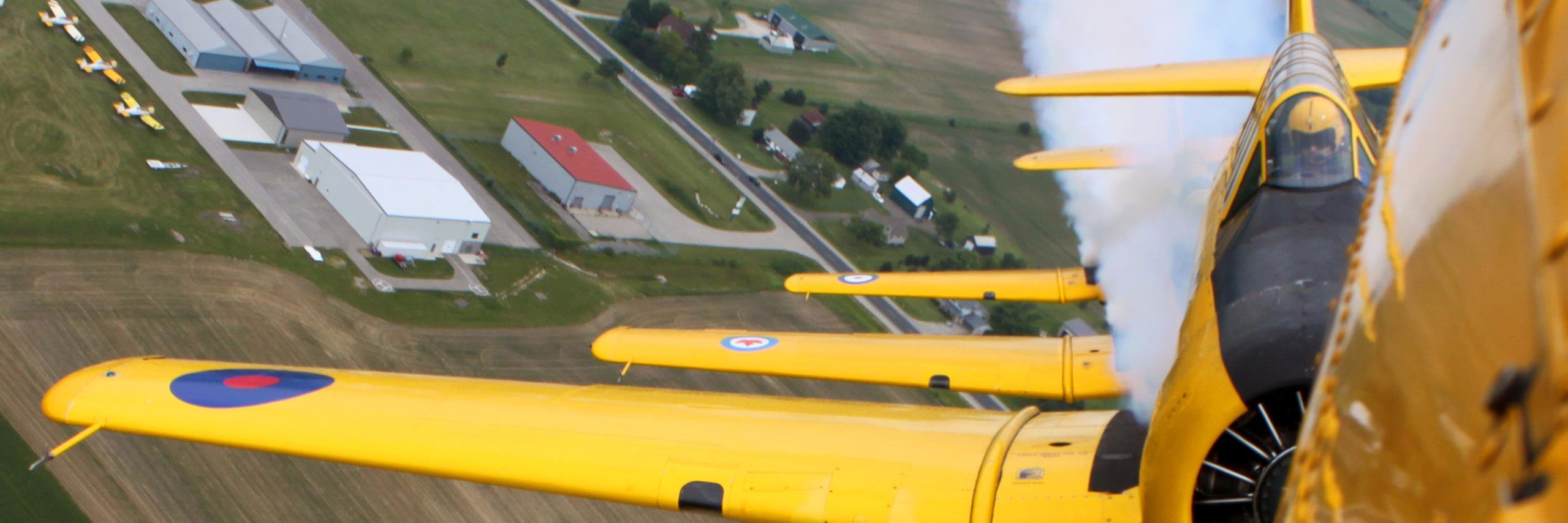 Canadian Harvards banner