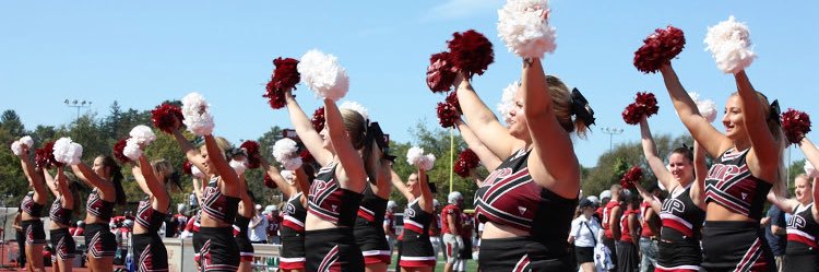 IUP Cheer banner