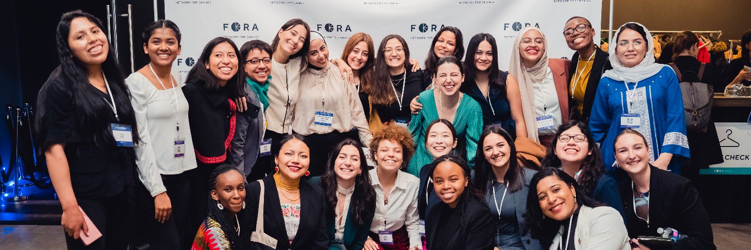 Fora: Network for Change (formerly G(irls)20) banner