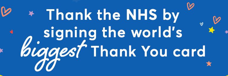 World's Biggest Thank You banner