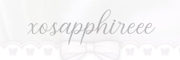 xosapphireee Profile Banner